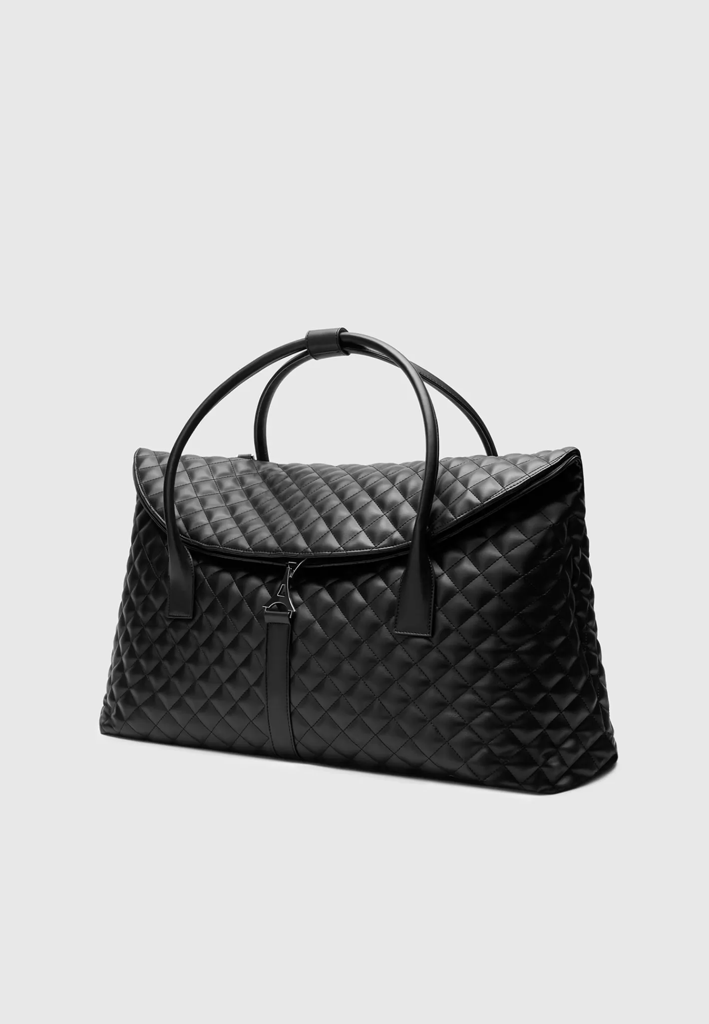 Vegan Leather Diamond Quilted Travel Bag - -Manière De Voir Cheap