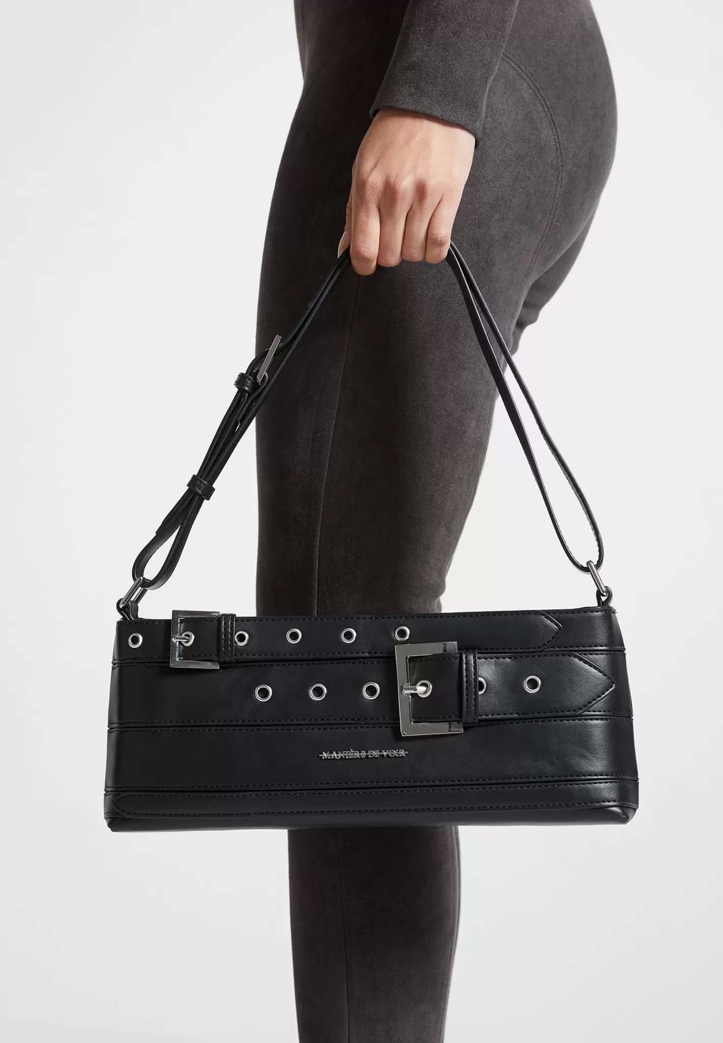 Vegan Leather Eiffel Belt Bag - -Manière De Voir Flash Sale