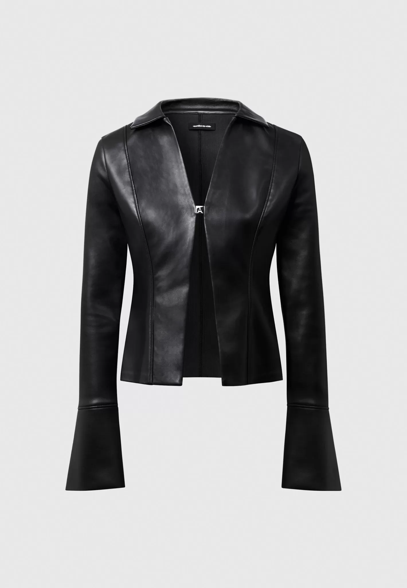 Vegan Leather Shirt with Clasp - -Manière De Voir Best Sale