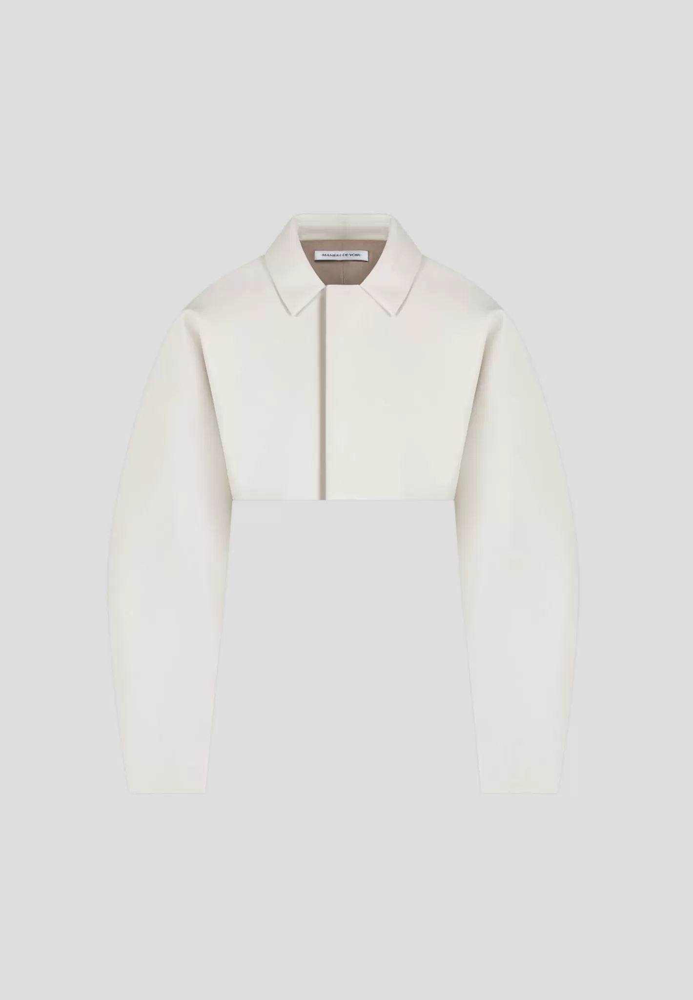 Vegan Leather Super Cropped Jacket - -Manière De Voir Online