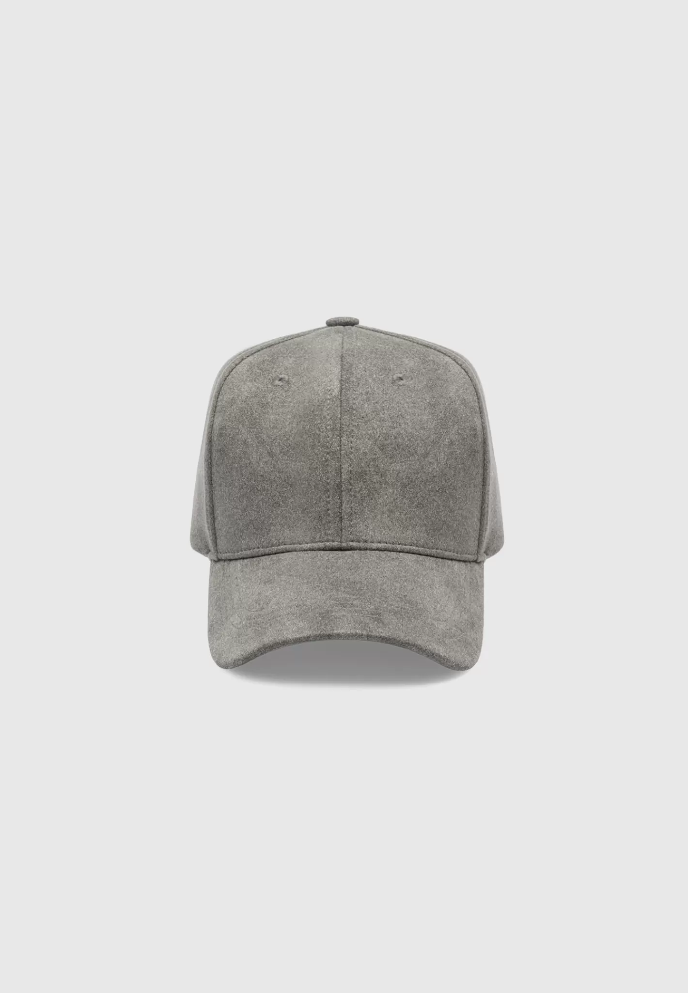 Vegan Suede Cap - Grey-Manière De Voir Online