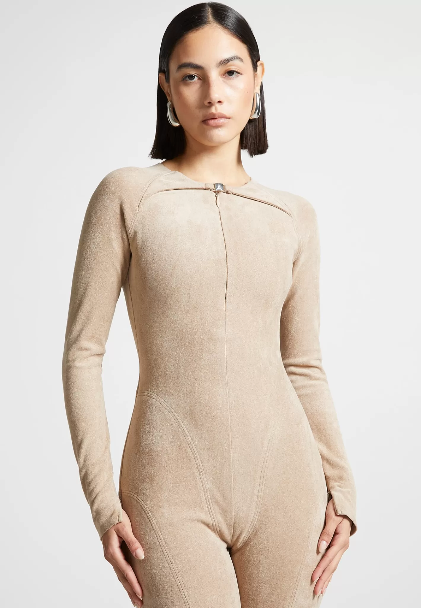 Vegan Suede Jumpsuit - -Manière De Voir New