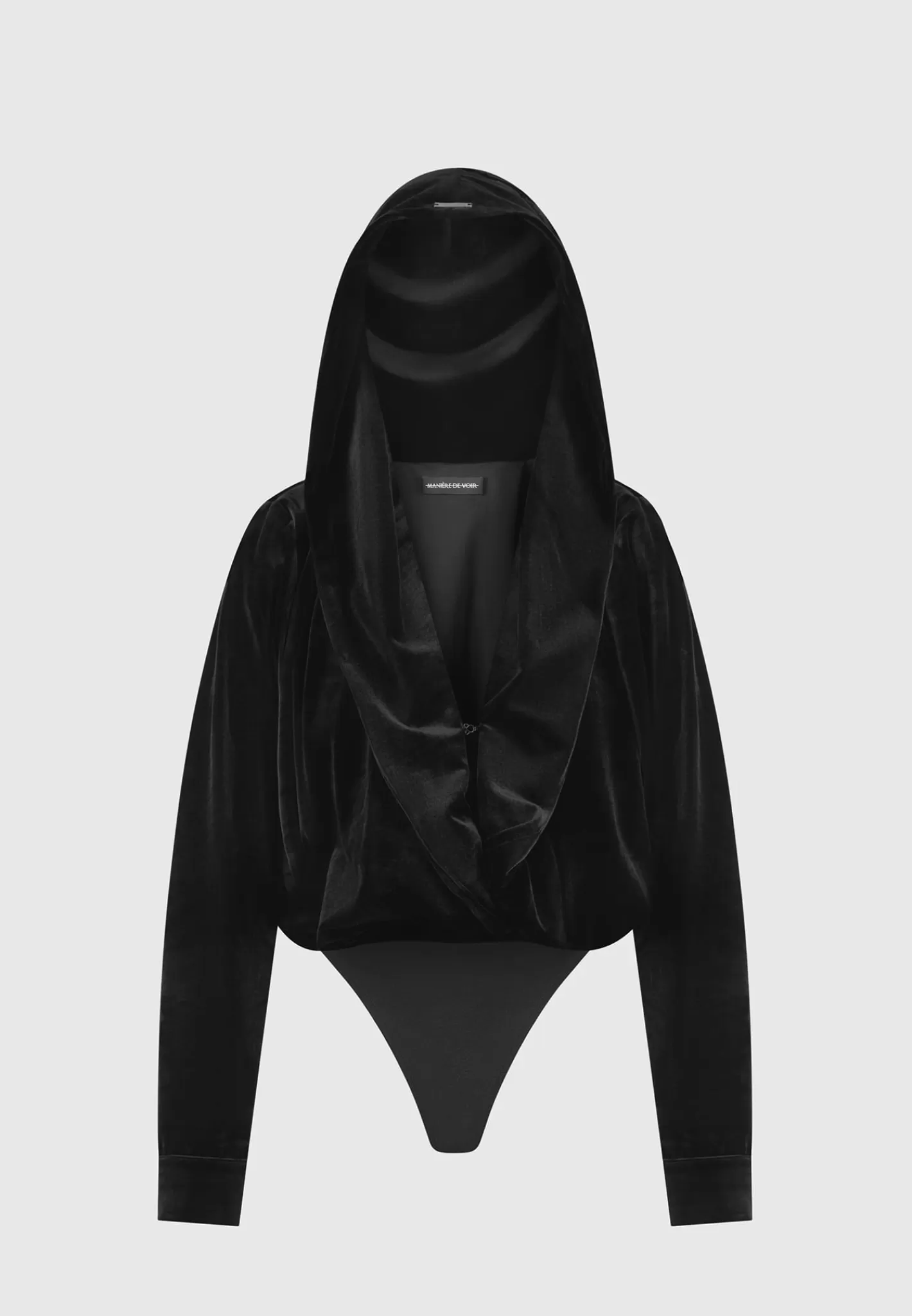 Velour Hooded Bodysuit - -Manière De Voir Sale
