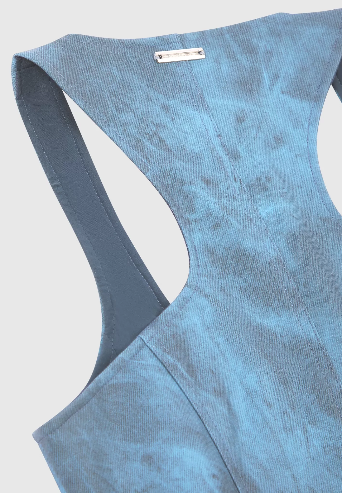 Vintage Marble Leather Corset Top - Washed -Manière De Voir Cheap