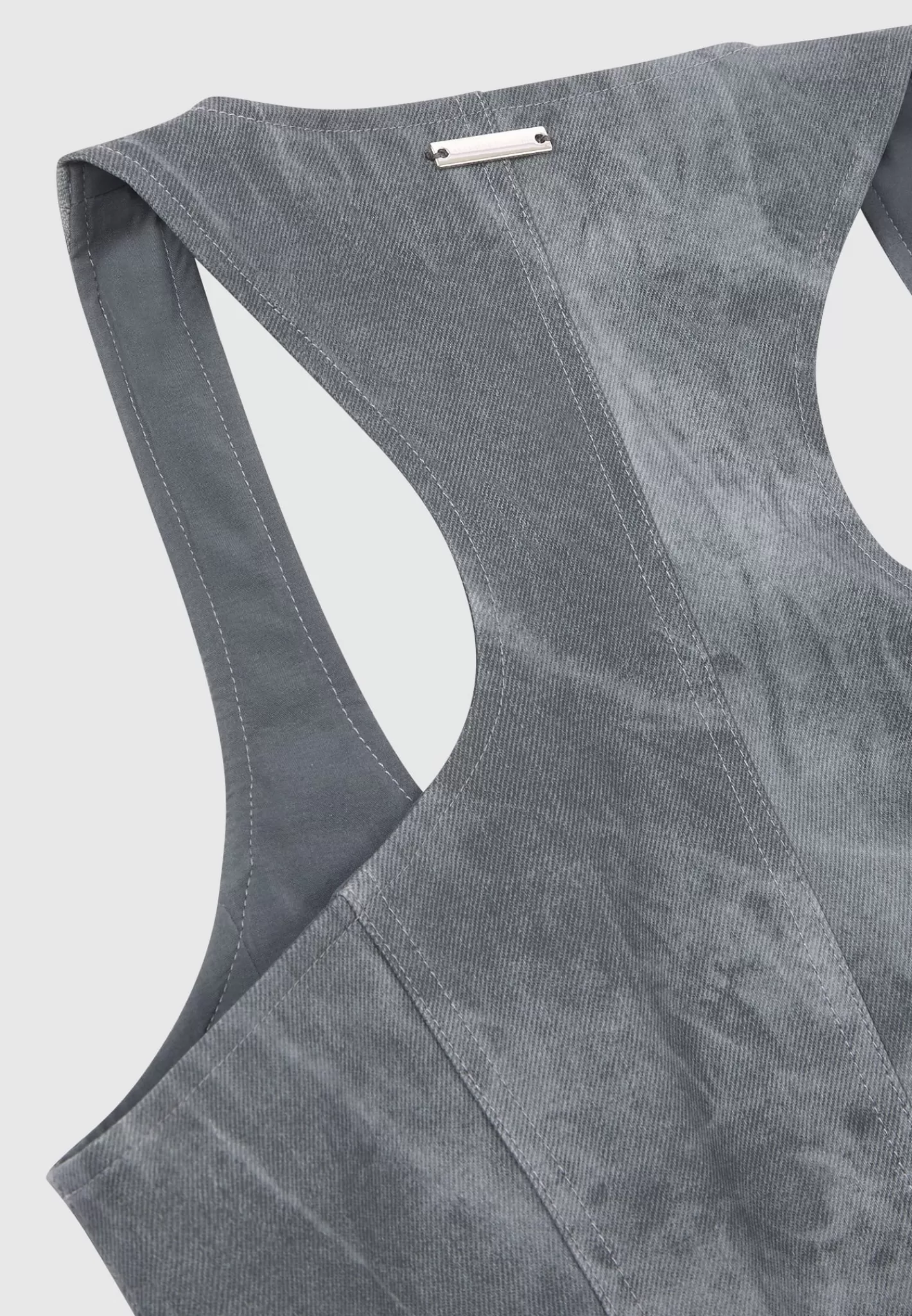 Vintage Marble Leather Corset Top - Washed -Manière De Voir Online
