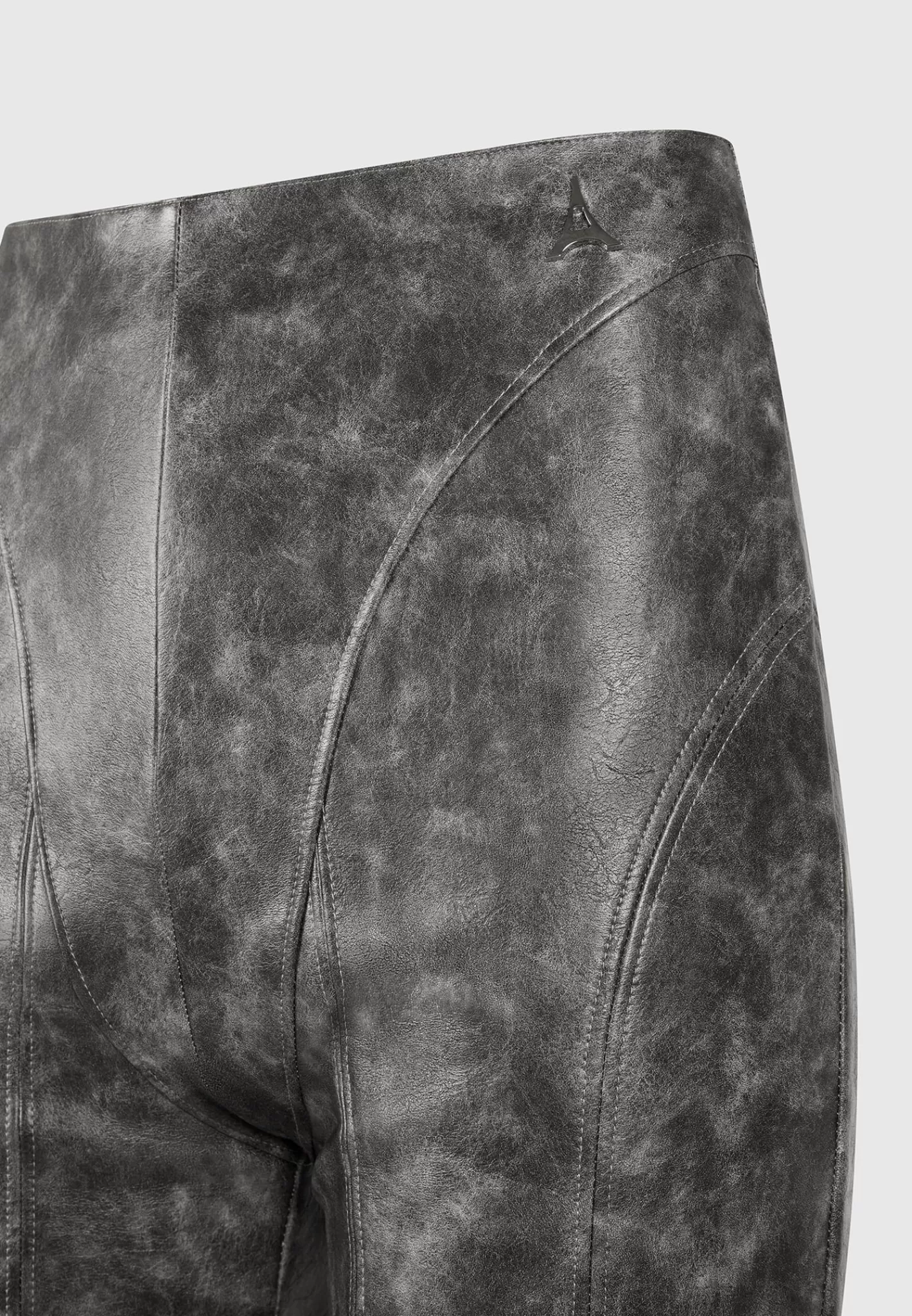 Vintage Vegan Leather Trousers - -Manière De Voir Online