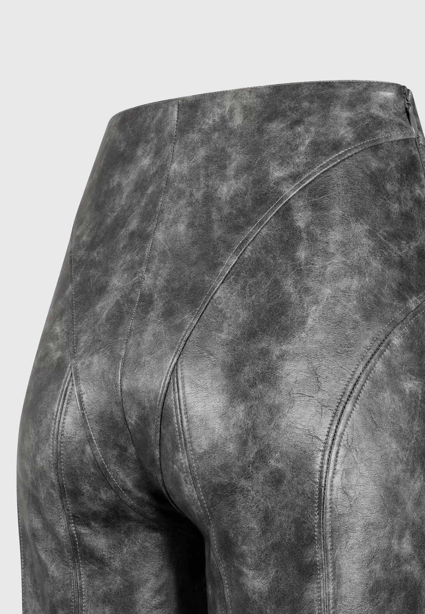 Vintage Vegan Leather Trousers - -Manière De Voir Online