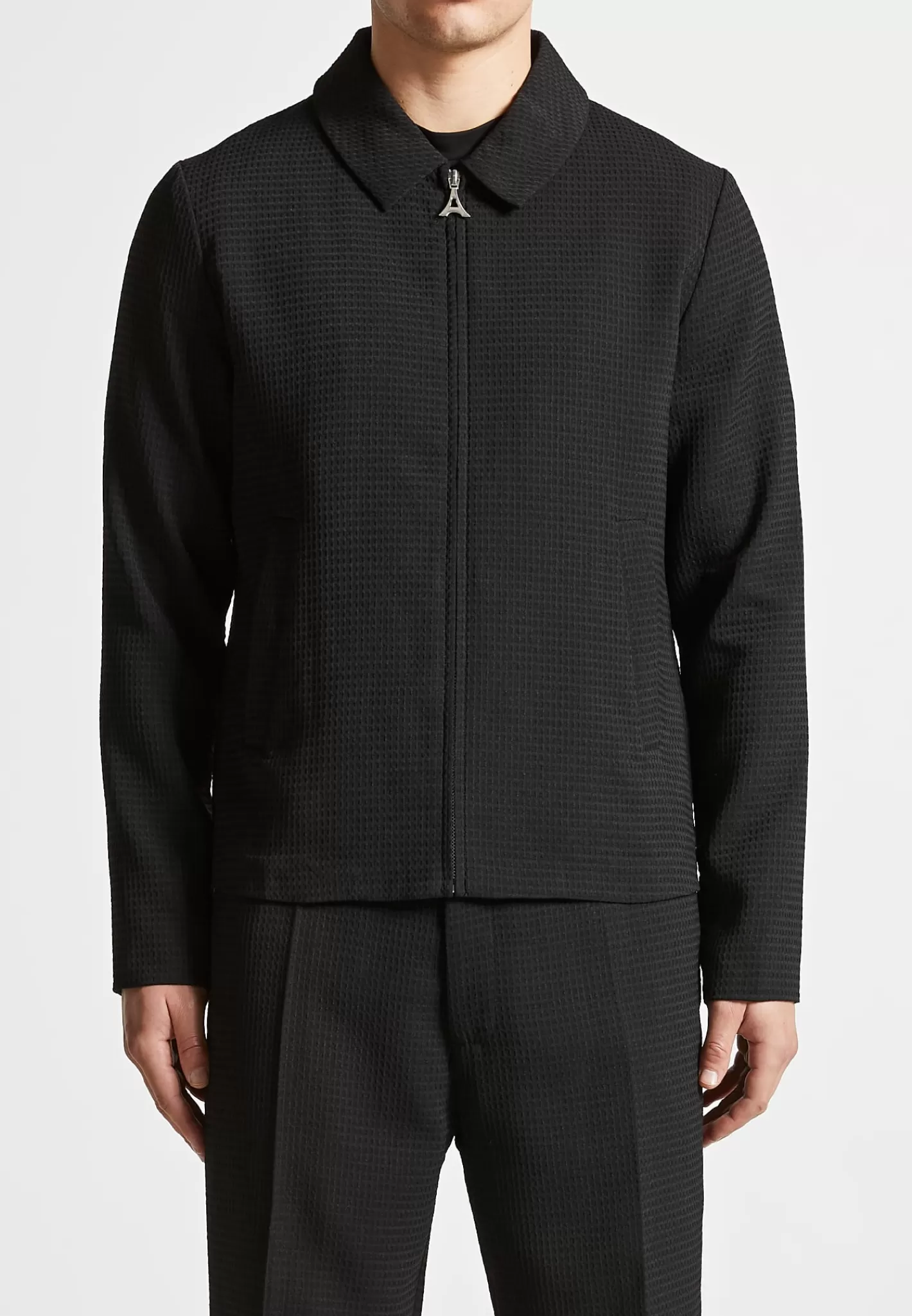 Waffle Seersucker Jacket - -Manière De Voir Online