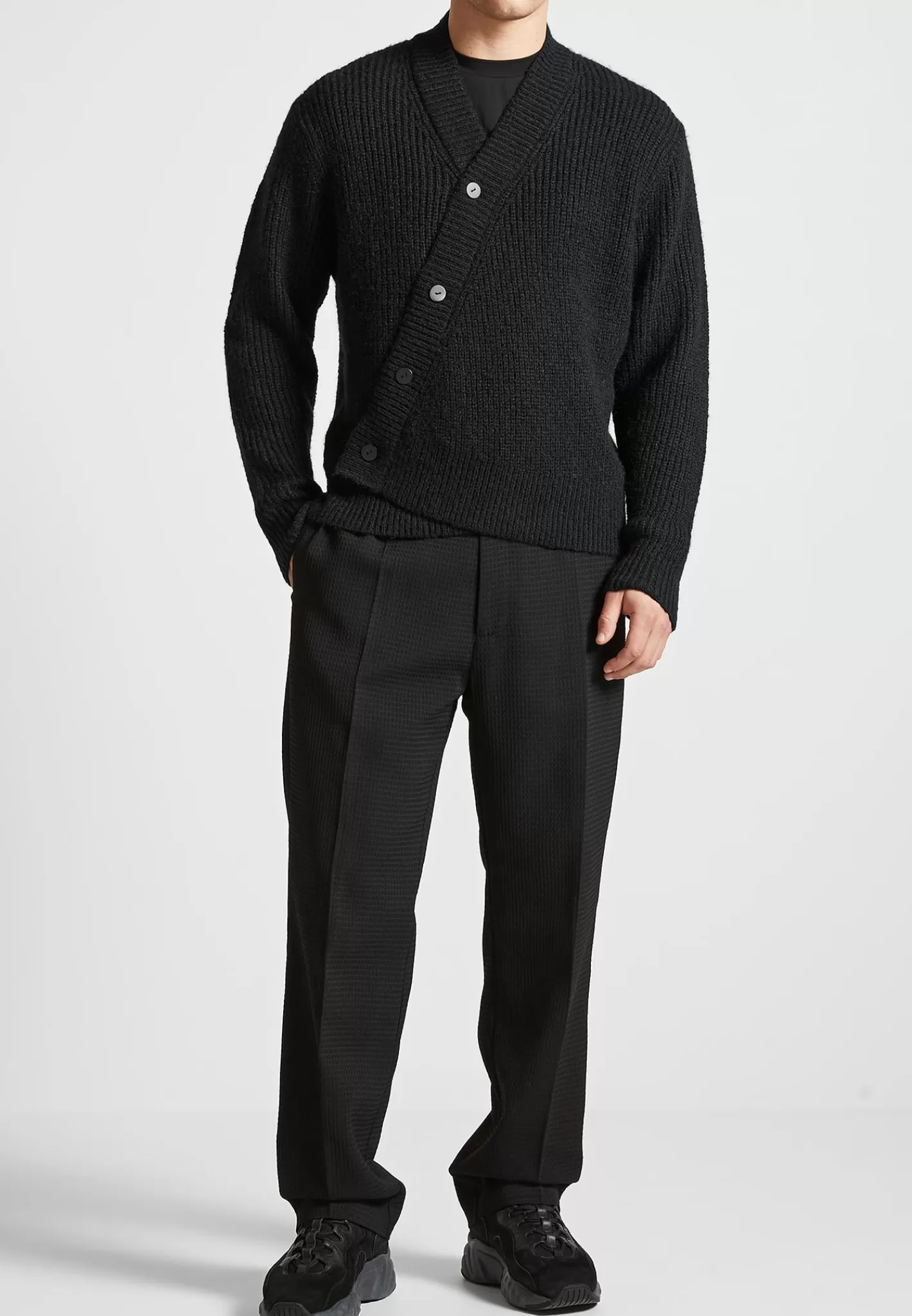 Waffle Seersucker Trousers - -Manière De Voir Flash Sale