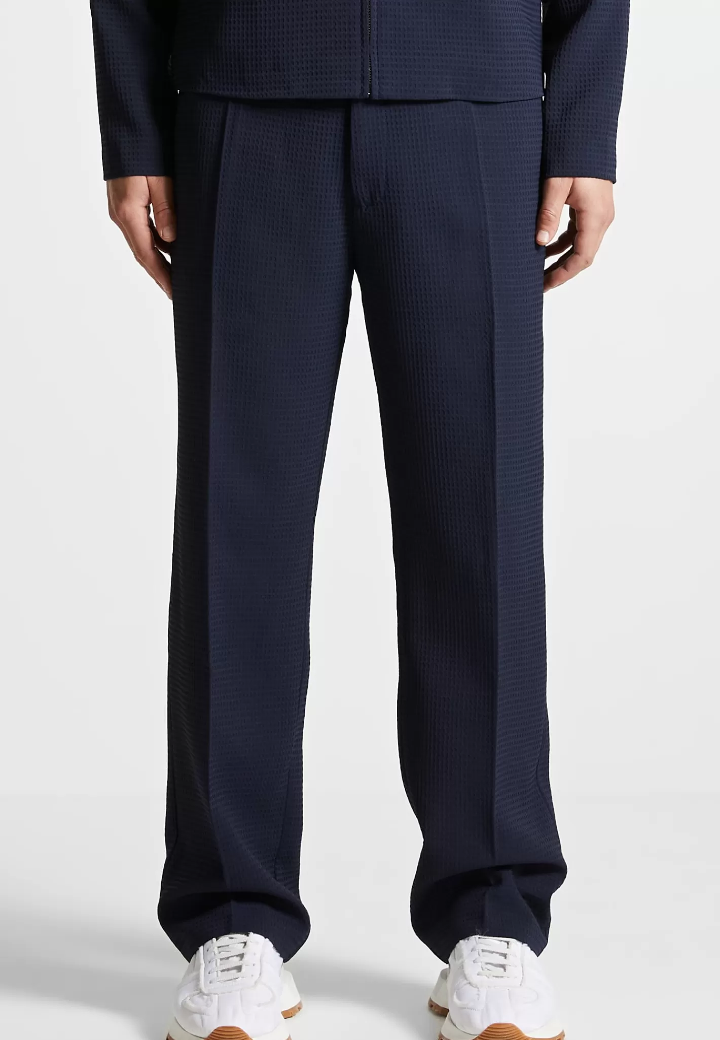 Waffle Seersucker Trousers - -Manière De Voir Sale