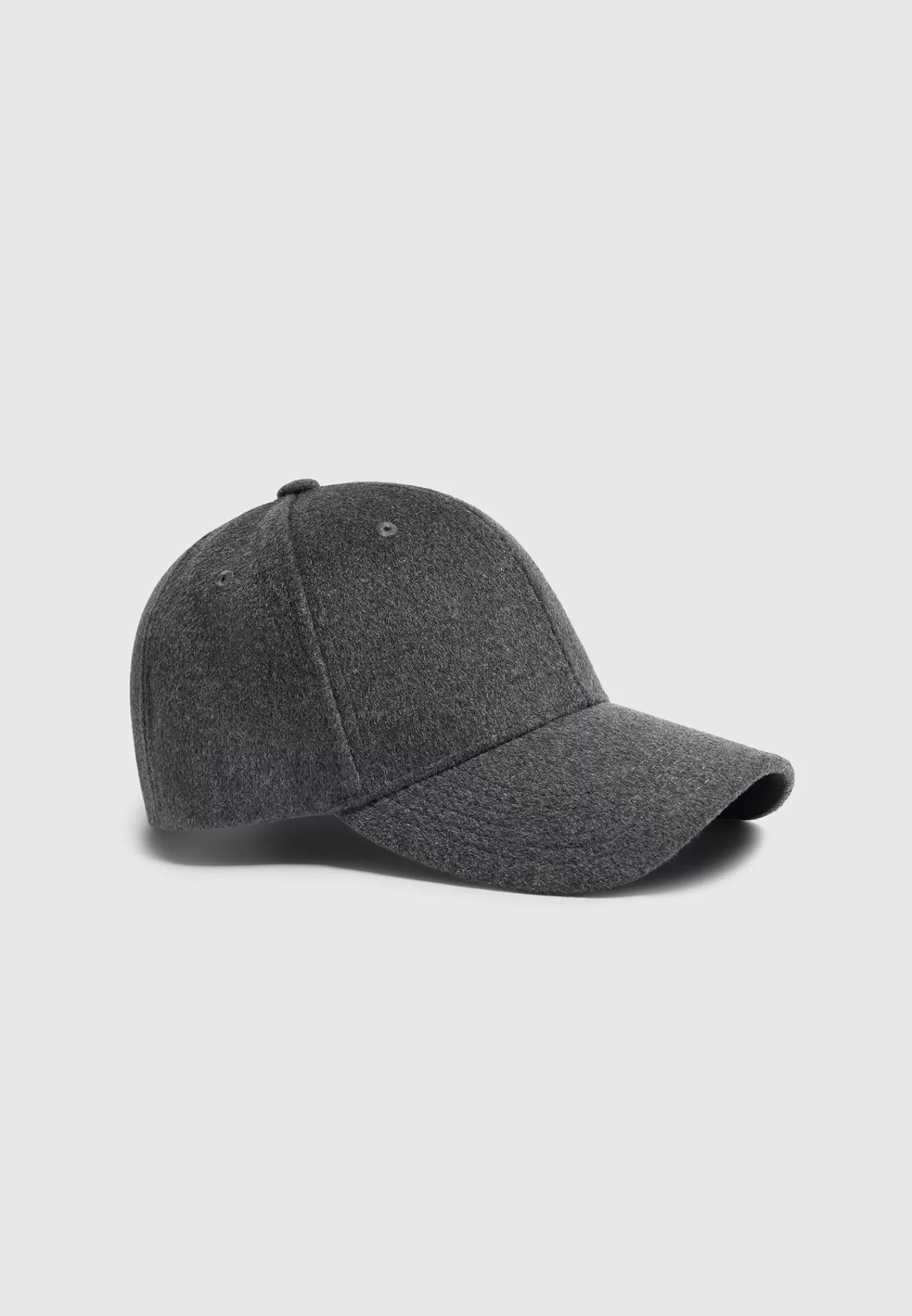 Wool Blend Cap - Charcoal Grey-Manière De Voir Hot