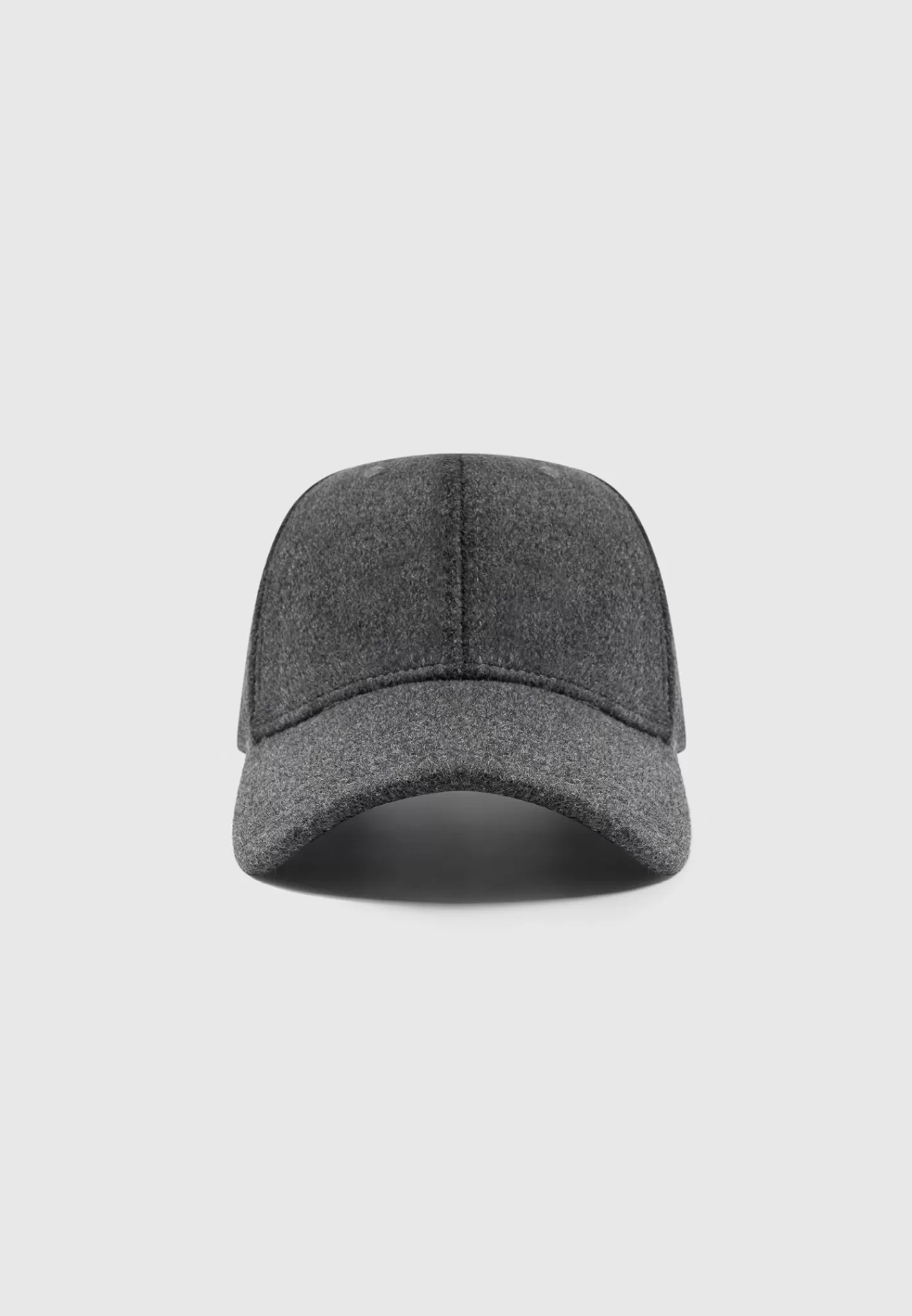 Wool Blend Cap - Charcoal Grey-Manière De Voir Hot