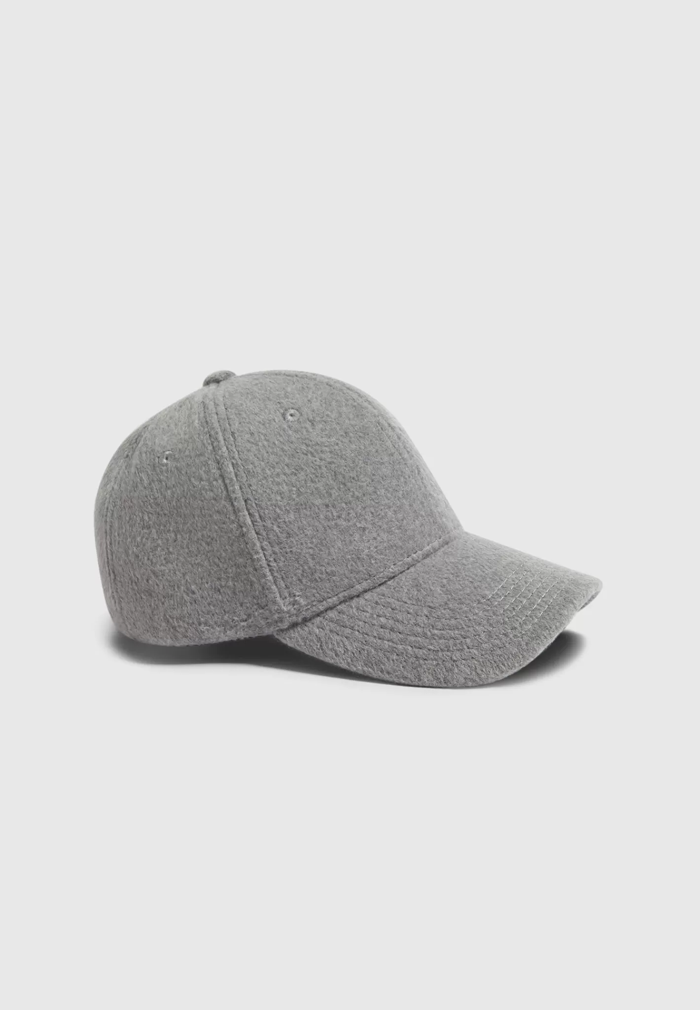 Wool Blend Cap - Light Grey-Manière De Voir Store