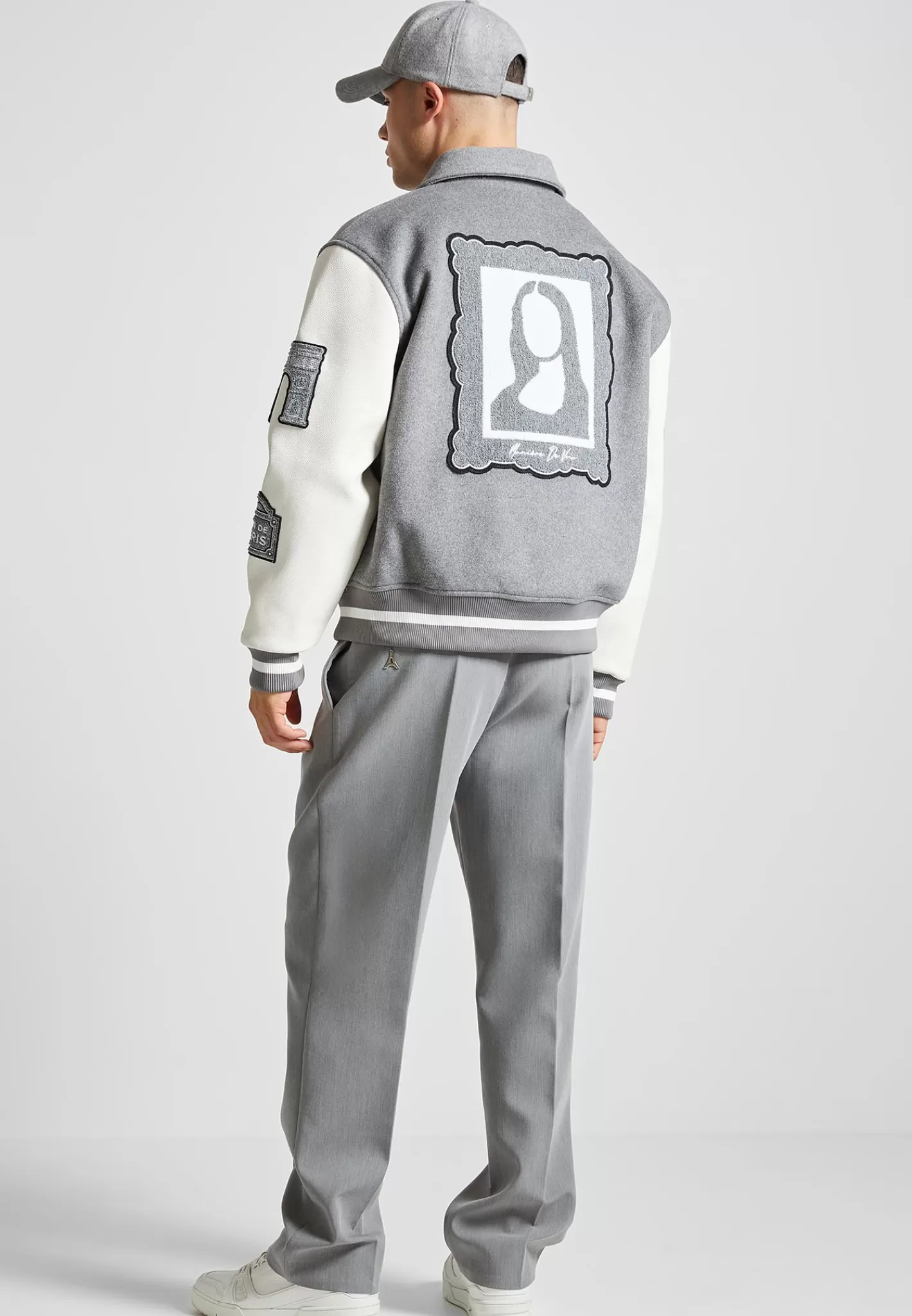 Wool Blend Mona Lisa Varsity Jacket - -Manière De Voir Best
