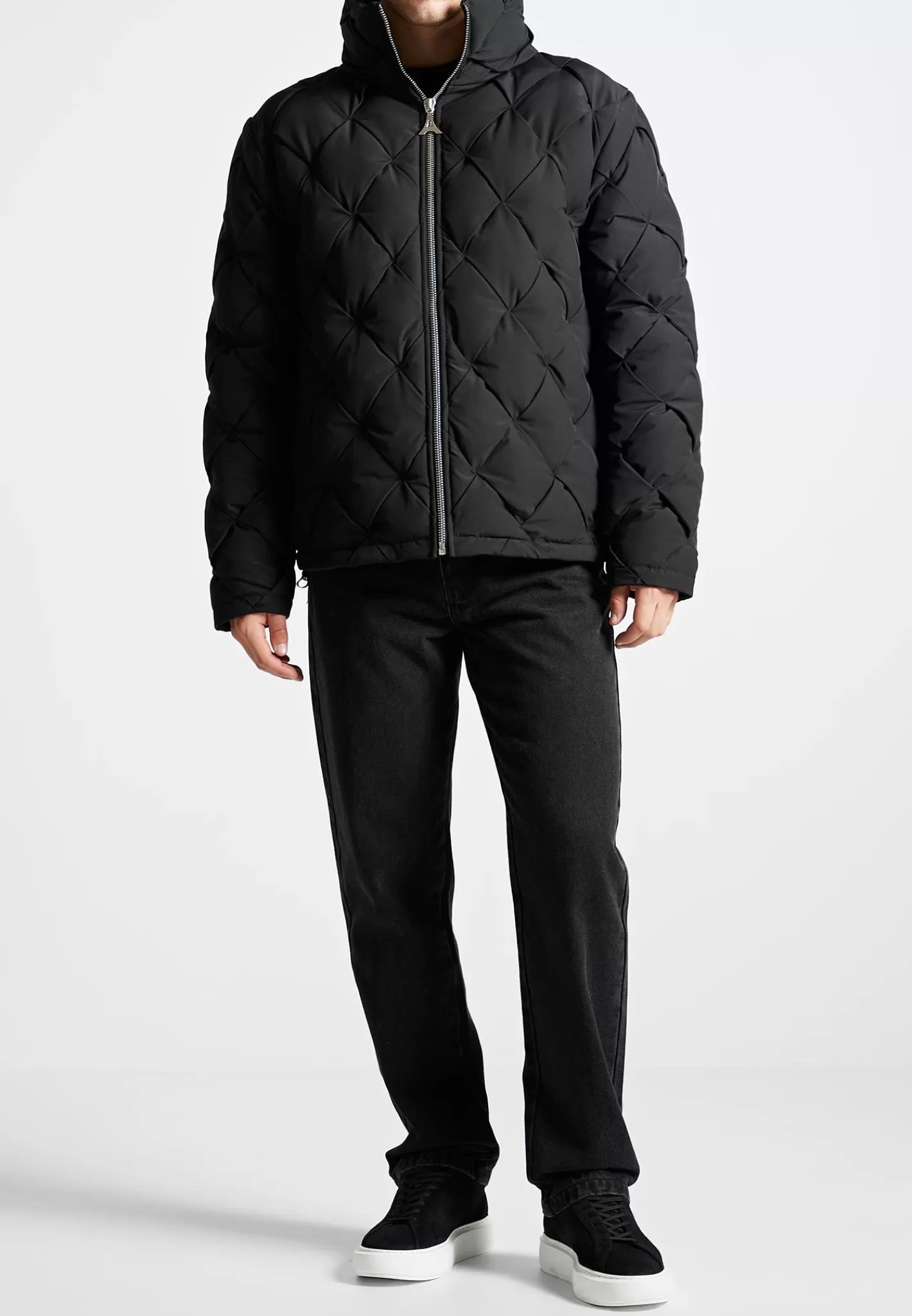 Woven Interlock Puffer Jacket - -Manière De Voir Flash Sale