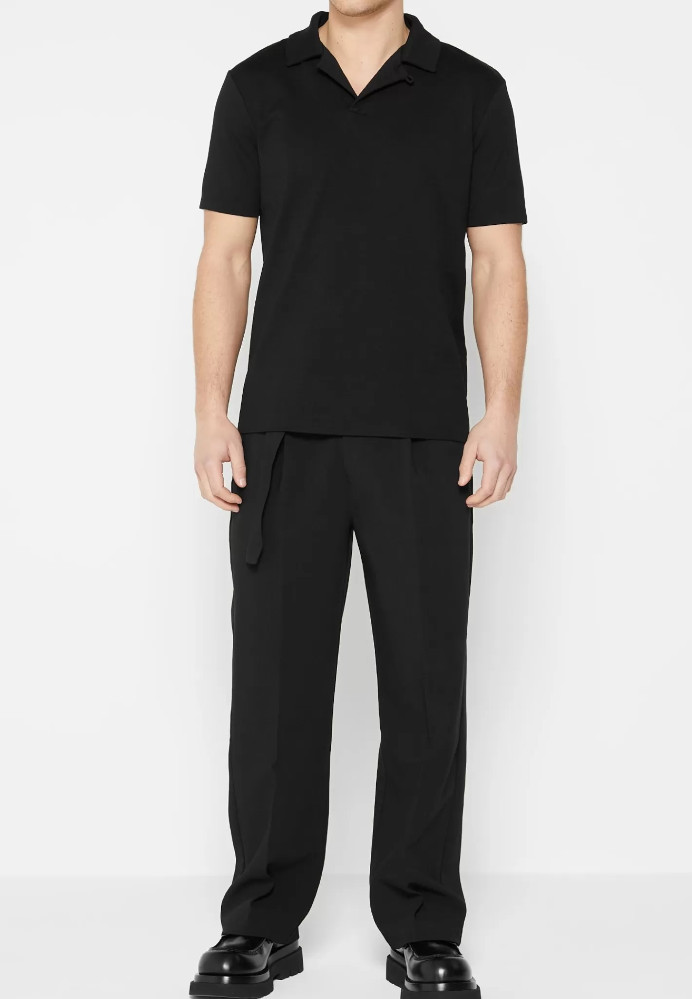 Woven Trousers With Belt - -Manière De Voir Fashion