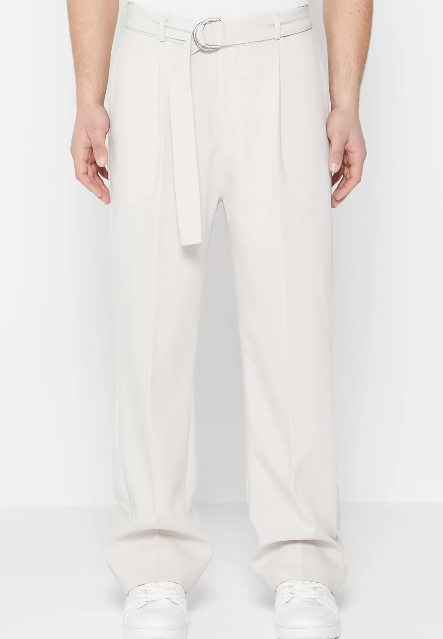 Woven Trousers With Belt - -Manière De Voir Sale