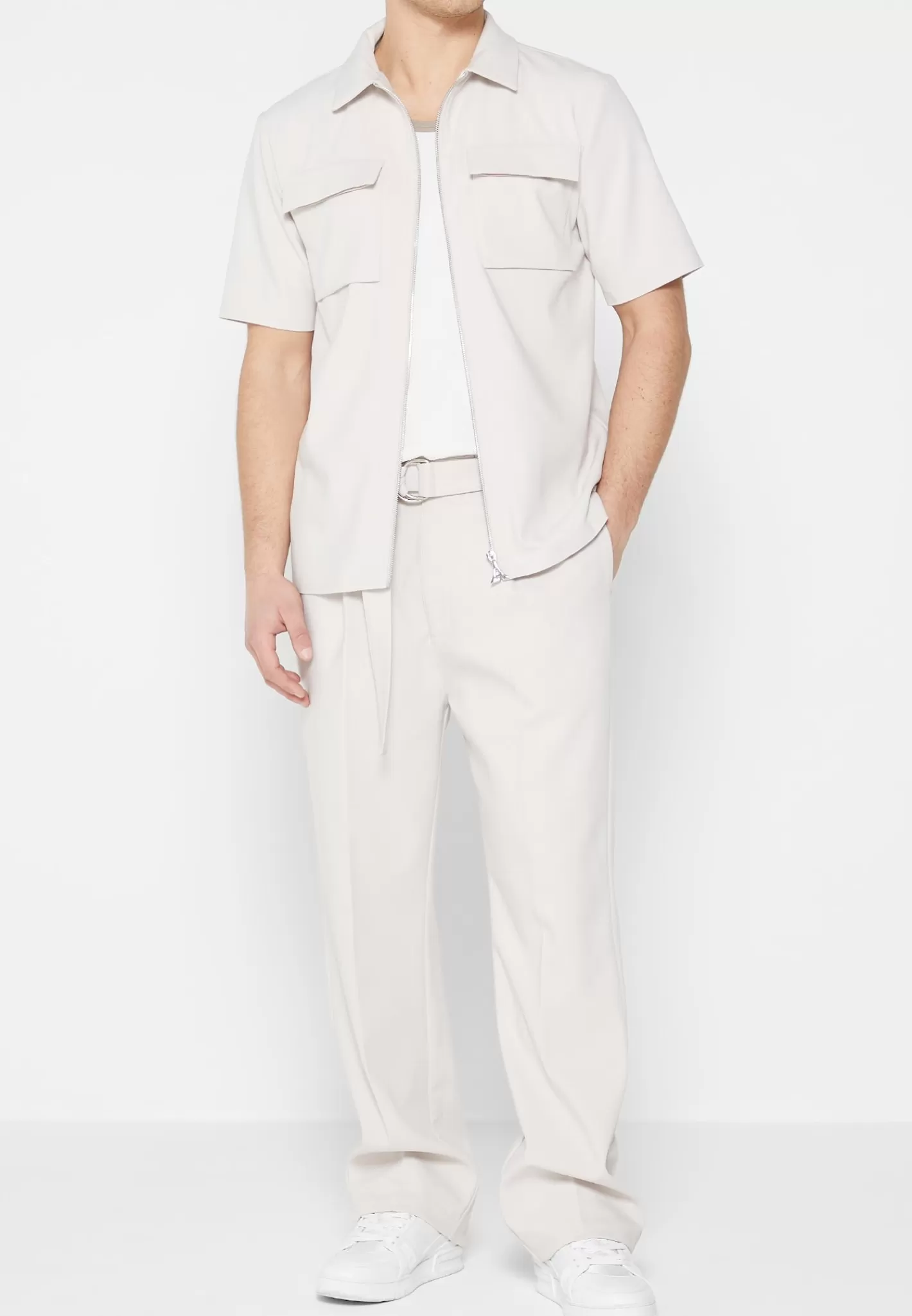 Woven Trousers With Belt - -Manière De Voir Sale