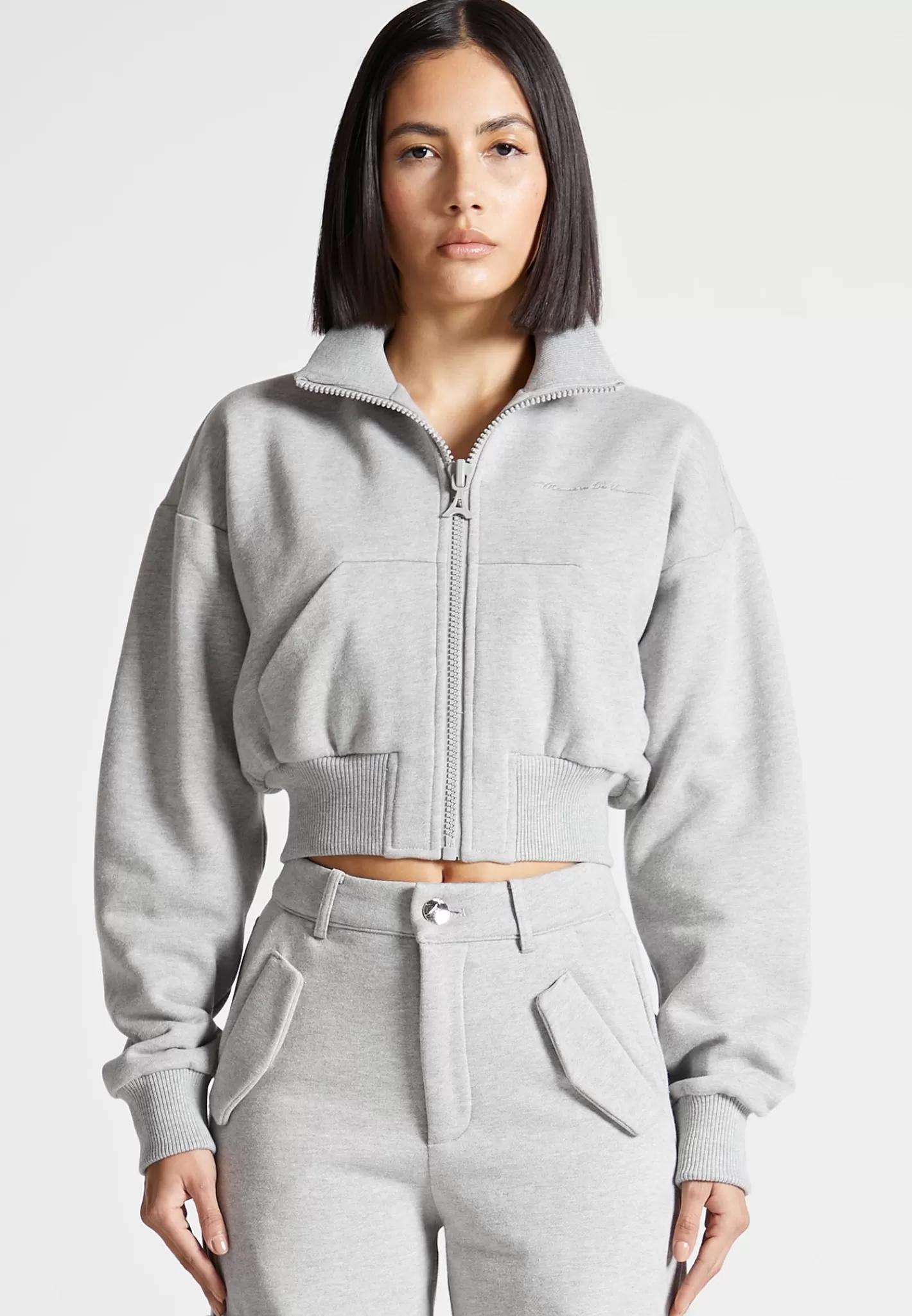 Zip Through Jersey Track Jacket - -Manière De Voir Shop
