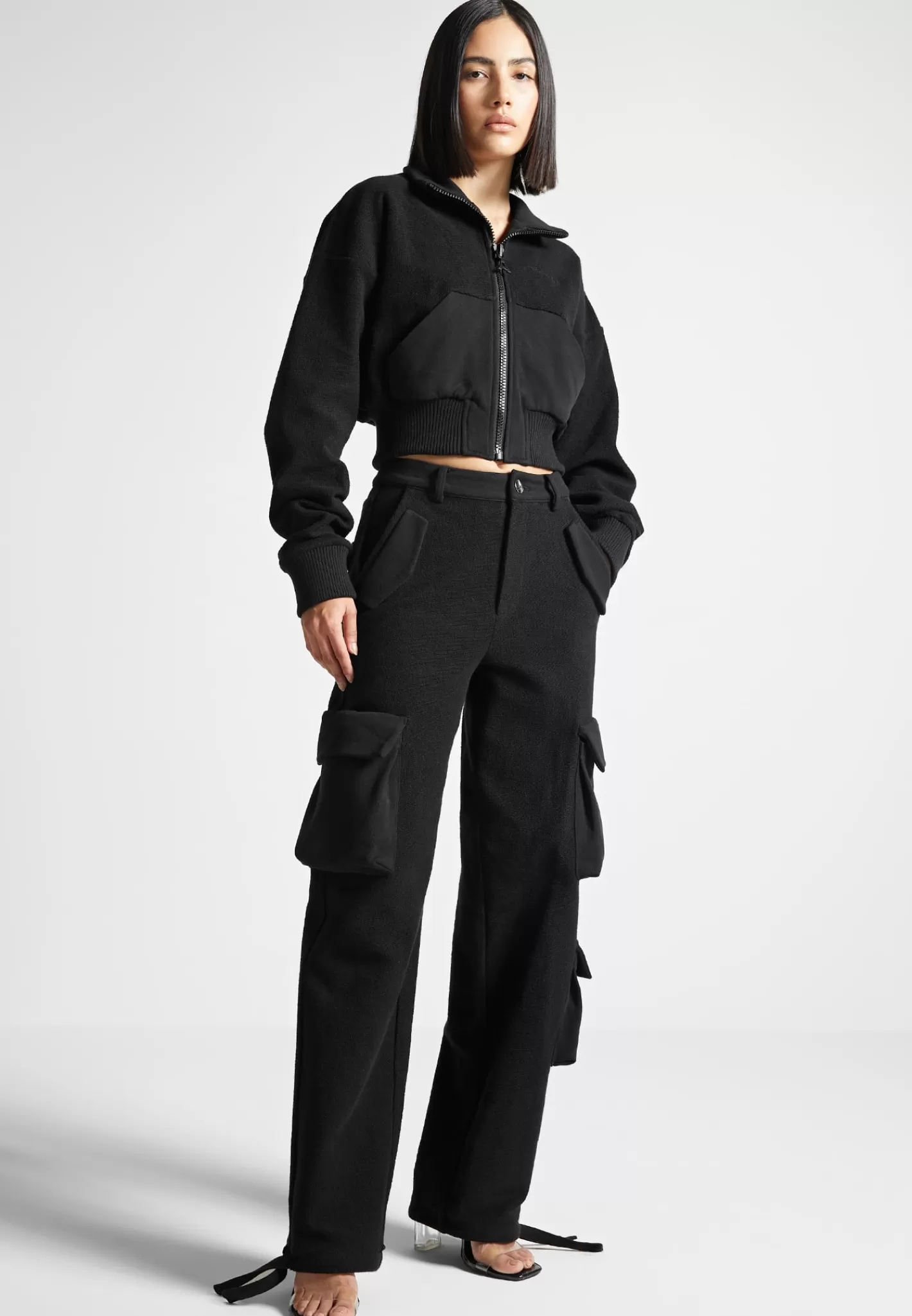 Zip Through Loopback Track Jacket - -Manière De Voir Flash Sale
